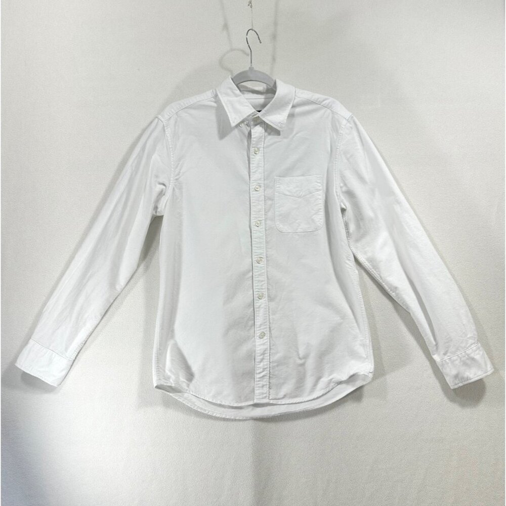 American Eagle White Button-Down Long Sleeve Small